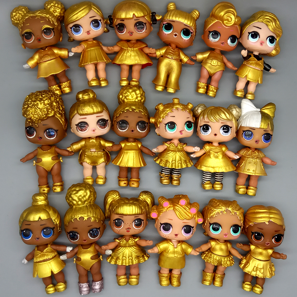 lol gold hair doll