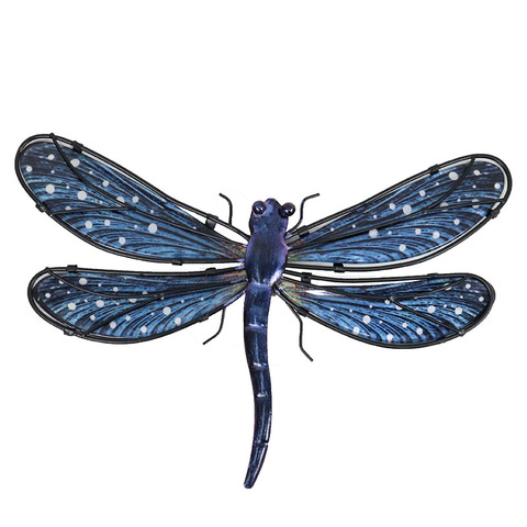 Metal Dragonfly Wall Artwork for Garden Decoration Miniaturas Animal Outdoor Statues and Sculptures for Yard Decoration ► Photo 1/6