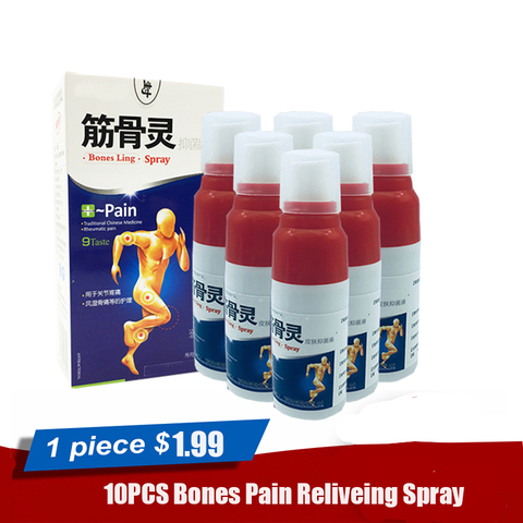 10PCS/lot Pain Relieving Spray  For Rheumatoid Arthritis Acute Chronic soft Tissue Injury Bruises Pain ► Photo 1/5