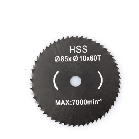 1pcs HSS 85mm black small circular saw blade 85mm*10/15mm electric drill mini saw blade Carbide circular saw blade 44T-80T ► Photo 1/5