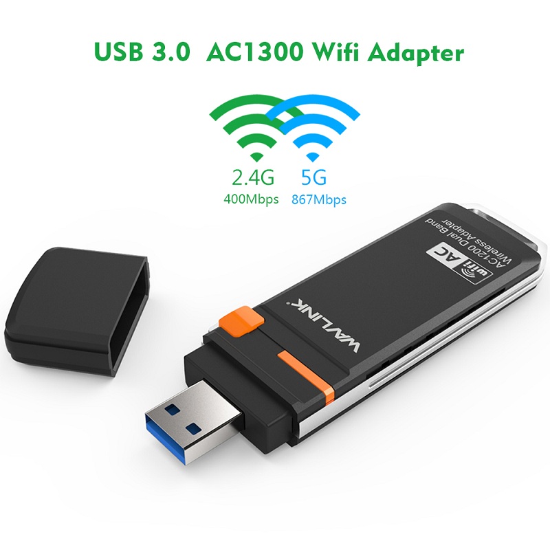 AC1300 wireless USB wifi adapter 5GHz &2.4GHz Dual Band USB WiFi mini Dongle Adapter Network Card With WPS Button AP - Price history & Review | AliExpress Seller -