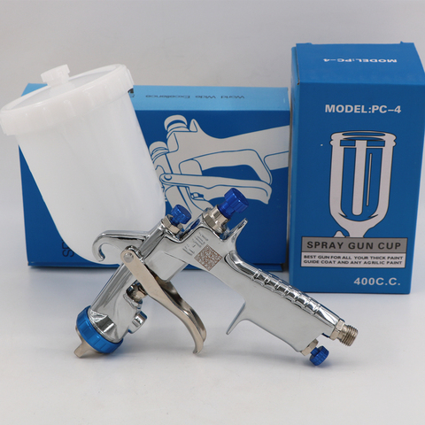 Imported W101 134g hvlp hand manual spray gun W-101 paint spray gun plastic tank 0.8/1.0/1.3/1.5/1.8mm ► Photo 1/6