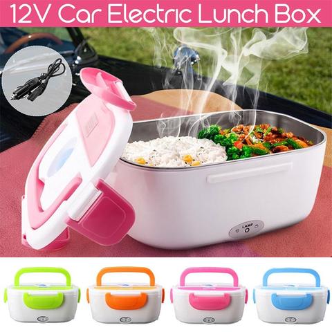 Hot Sales Heating Lunch Boxes Portable Electric Heater Lunch Box Car Plug Food Bento Storage Container Warmer Food Container Ben ► Photo 1/6