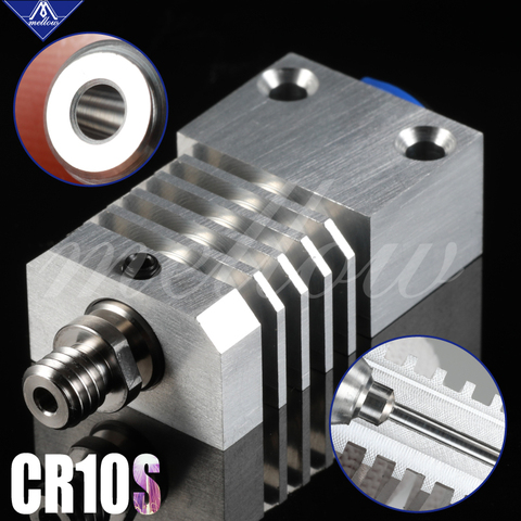 Upgrade Mellow Top Quality Cr10s Pro All Metal Titanium Heat Break aluminum Heatsink Kit For 3D Printer Cr-10s Pro Hotend ► Photo 1/6