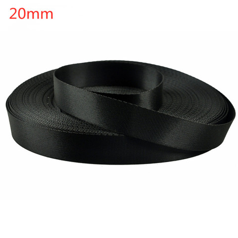 10-50mm Wide 5Meters/roll Black Strap polyester/Nylon Webbing Knapsack Strapping Bags Crafts Sewing Bag Belt Accessories ► Photo 1/6