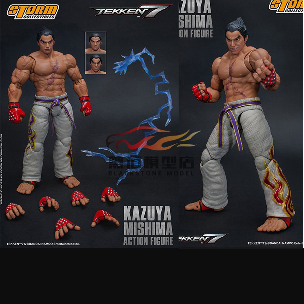 In Stock Storm TOYS Tekken 7 TK7 HEIHACHI MISHIMA KAZUYA MISHIMA JIN KAZAMA  PAUL ARMOR KING Super-movable Model Toys