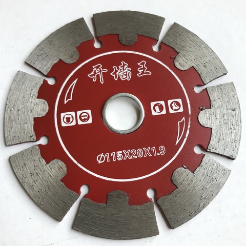 Free shipping of 1PC slotting&dry cutting 115*1.9*20mm great wall form teeth diamond saw blades for marble/granite/tile/cutting ► Photo 1/6