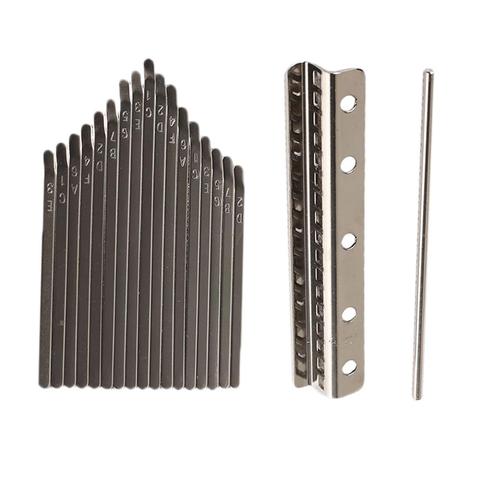 Thumb Piano Bridge Saddle 17 Keys Set Kit for Kalimba DIY Replacement Parts ► Photo 1/6