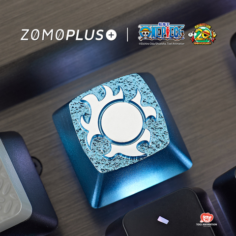 ZOMOPLUS ONE PIECE SERIE  STRAW HAT CREW ALUMINUM ARTISAN KEYCAP MECHANICAL KEYBOARD KEYCAP ► Photo 1/6