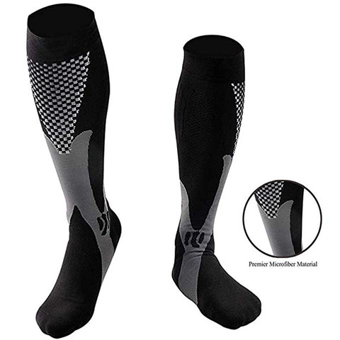 Compression Socks Nylon Medical Nursing Stockings Fit For Sports Black compression Socks For Anti Fatigue Medical Varicose Veins ► Photo 1/6