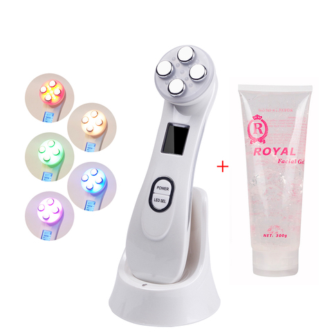 RF Radio Frequency Facial Lifting Device With 300ml Ultrasonic Gel LED Photon Skin Rejuvenation Anti Aging Beauty EMS Machine ► Photo 1/6