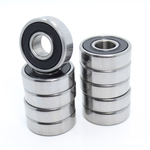 6000-2RS Bearing ABEC-5 (10PCS) 10x26x8 mm Deep Groove 6000 2RS Ball Bearings 6000RS 180100 RS ► Photo 1/6