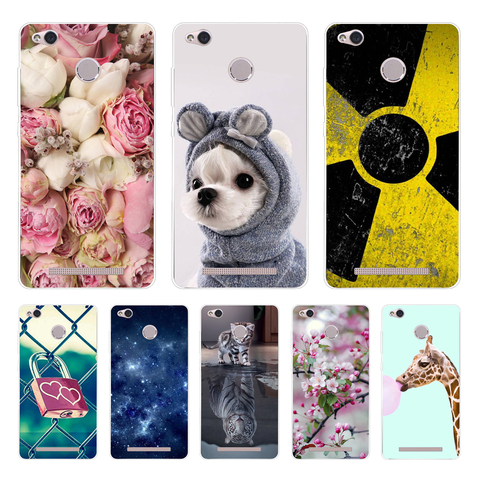 Case For Xiaomi Redmi 3S Case Cover Soft Silicone For Xiaomi Redmi 3S 3X 5.0 Cover Back Case For Xiaomi redmi 3 S 3X 3 Pro Shell ► Photo 1/6