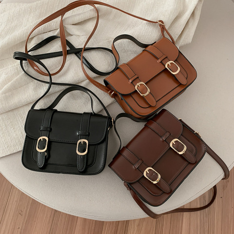 New Style Winter Vintage Flap Lock Classic Women Bags Casual Leather Shoulder Bags Clutch Crossbody Bag Handbag Messenger ► Photo 1/6