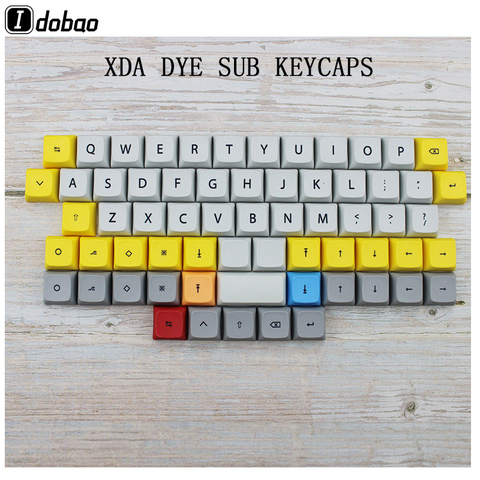 IDOBAO 40 Mechanical Keyboard Xda Keycaps Profile Dye Sub PBT 64 Keys For Cherry Mx Mini 60% Keyboard Kit Gamer keypad ► Photo 1/6