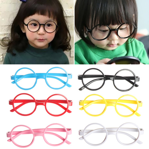 1PC Children Small Round Glasses Kids Decorative Glasses Photography Props Studio Shoot Newborn Baby Clothes Accessories ► Photo 1/6