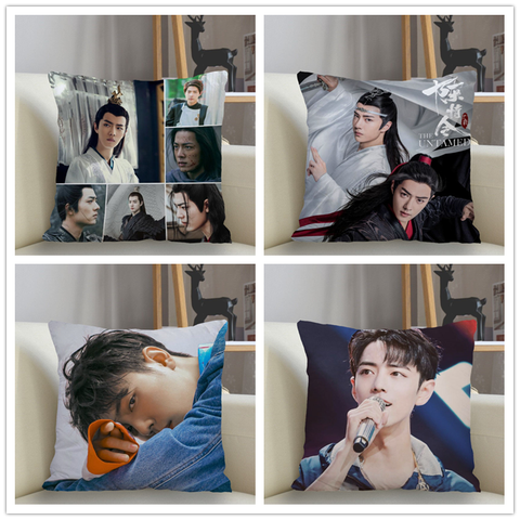 Musife Custom Sean Xiao Xiao Zhan Pillowcase Home Decoration 45*45cm Zipper Square Pillowcase Throw Pillow Cover Drop Shipping ► Photo 1/6