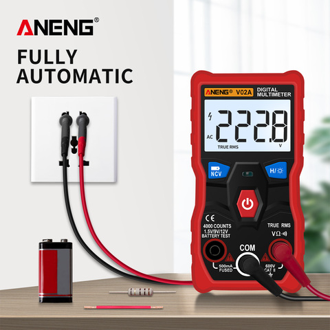 ANENG V02A Measurement Digital Multimeter Counts Digital Multimeter Profesional Capacitor Tester EsrMeter Richmeters Testers ► Photo 1/6