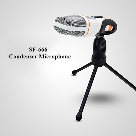 Bundwin SF-666 Sound Studio Microphone Handheld Microphone Mic For Computer Chat PC Laptop Skype MSN Gifts High Quality ► Photo 1/6