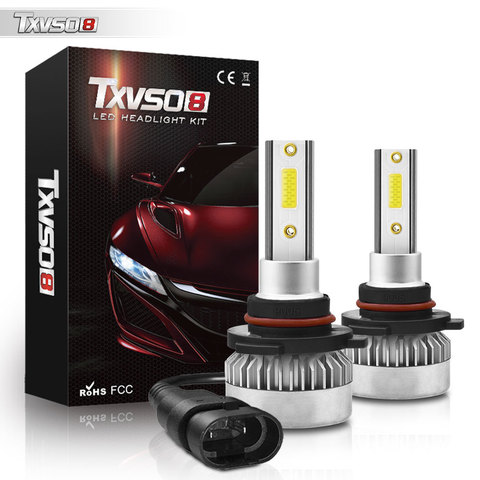 TXVSO8 2022 Mini 9005 Led Lights 6000K 20000LM Car LED Headlight Bulbs Universal 12V 110W HB3 Lamps for Automotives Ampoule Led ► Photo 1/6