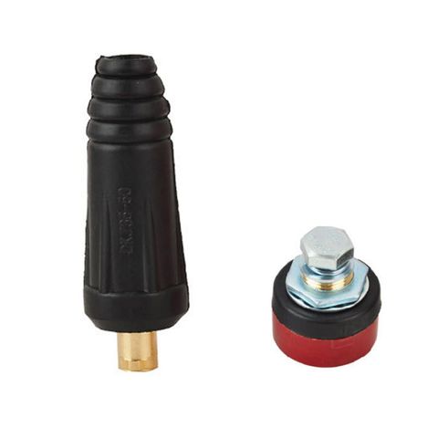 Europe Welding Machine Quick Fitting Female Male Cable Connector Socket Plug Adaptor DKJ 10-25 35-50 50-70 Cable Connector ► Photo 1/6