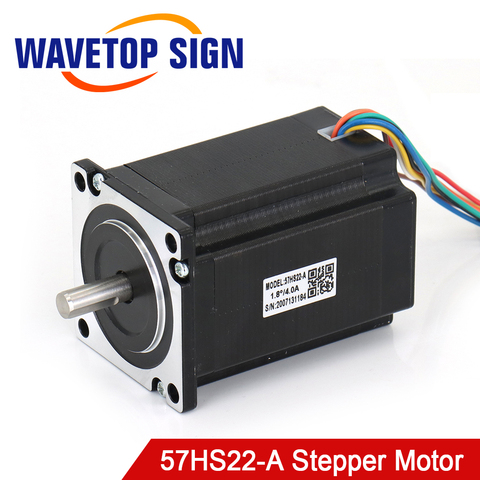 Leadshine Nema 23 Stepper Motor 57HS22-A Holding Torque 2.2N.m Current 4A CNC Laser Grind Foam Plasma ► Photo 1/6