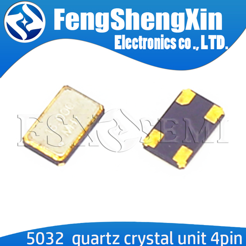 10pcs 5032 quartz crystal unit crystal 5*3.2mm 4pin 18.432MHZ 20MHZ 22.1184MHZ 22.5792MHZ 24MHZ 24.576MHZ 25MHZ 26MHZ 27MHZ ► Photo 1/1