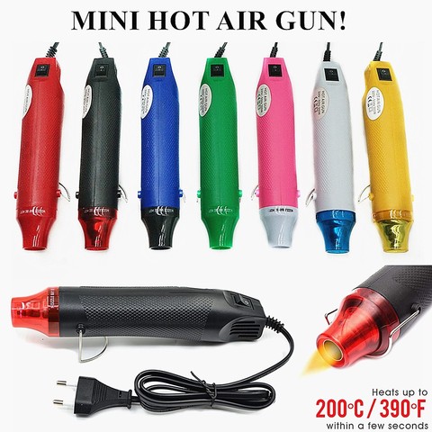MINI Heat Gun and Wire Connector  Polyolefin Heat Shrink Tube Assortment  Wire Cable Sleeve Kit Can Drop Shopping ► Photo 1/6