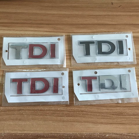 High quality Car tail fender TDI emblem sticker for Volkswagen VW polo golf 6 passat MK6  JETTA audi a6 a4 a7 auto accessories ► Photo 1/5