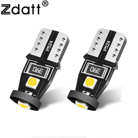 Zdatt T10 LED W5W 194 168 W5W COB 8SMD Led Parking Bulb Auto Wedge Clearance Lamp CANBUS Silica Bright White License Light Bulbs ► Photo 1/6