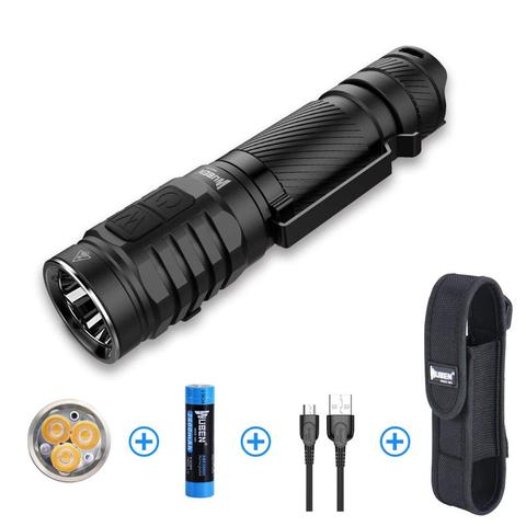 WUBEN LED Powerful Flashlight 1000 Lumen USB Rechargeable LED Torch CRI 90 NICHIA 219C IP68 Waterproof 18650 Battery Light TO46R ► Photo 1/6