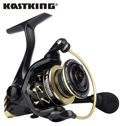 KastKing Valiant Eagle Gold Spinning Reel 6.2:1 High-Speed Gear Ratio Freshwater and Saltwater Fishing Reel 7+1 Ball Bearings ► Photo 1/6