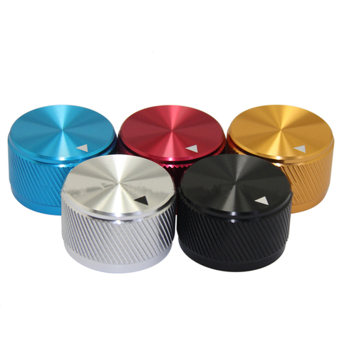 High-end aluminum knob potentiometer knob 25*15.5*6mm  Volume Switch Rotary Encoder Knobs silver/black/red /blue/gold ► Photo 1/6