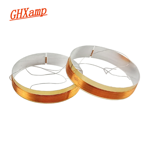 GHXAMP 24.8MM Tweeter Trebel Voice Coil 8ohm Horn Speaker Voice Coil Silver Wire 2PCS ► Photo 1/6