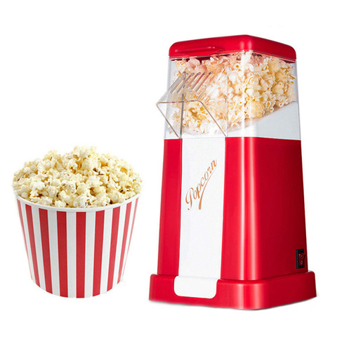 110V 220V Electric Corn Popcorn Maker Household Automatic Mini Hot Air Popcorn Making Machine DIY Corn Popper Children Gift ► Photo 1/6