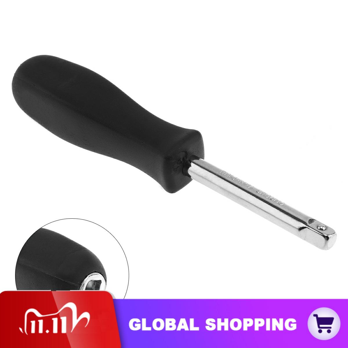 1/4 Inch 150MM Small Square Rod Dual-purpose Spinner Handle Auto Car Repair Tool Part Extension Bar with 6.3MM Tail Hole Handle ► Photo 1/6