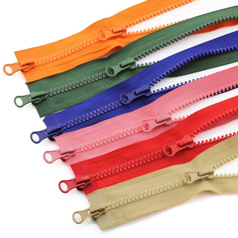 1Pcs 5# Nylon Zipper Zip 80cm 90cm Long Resin Zippers For DIY Jacket Coat Sewing Accessories Open-End Auto Lock Plastic Zippers ► Photo 1/6