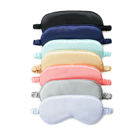 Silk Shading Sleeping Eye Mask Soft Comfort Multicolor Sleep Mask Cover Blindfold Shield Patch Eyeshade Health Sleeping Shield ► Photo 1/6