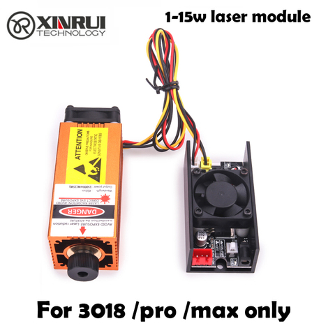 1-15w laser 450nm blue laser module for cnc 3018 3020 pro/max only ► Photo 1/5