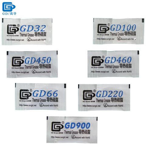 Net Weight 0.5 Gram 20 Pieces Per Lot Mini Bag Packaging GD Brand Series GD900 Thermal Grease Paste CPU Heat Sink Compound MB05 ► Photo 1/6