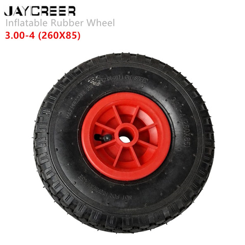 JayCreer 3.00-4 (260X85) 10 Inches Inflatable Rubber Kayak Trolley Wheel Tire For Carrying Kayaks Canoes Paddleboards Jon Boats ► Photo 1/6