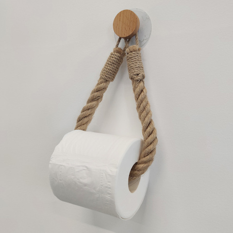 Vintage Towel Hanging Rope Toilet Paper Holder Home Hotel Bathroom Decoration Supplies ► Photo 1/6