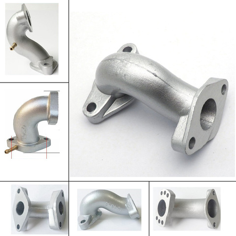 18mm 20mm 21mm 22mm 24mm 26mm 28mm Carburator Intake Pipe Manifold For 50/70/90/110/125CC 140-160cc Pit Dirt Bike ATV ► Photo 1/6