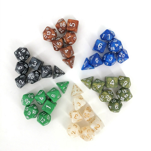 2022 7pcs/Set Digital dice Game for Super Universe Galaxy DND Dice Set D4-D20 for Dungeons and Dragons RPG Best Gifts ► Photo 1/6