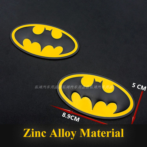 1 Pcs 3D Metal Bat Logo Emblem Stickers Auto Car Emblem Badge Sticker Car Styling Accessories Motorcycle Tuning Car-Styling ► Photo 1/4