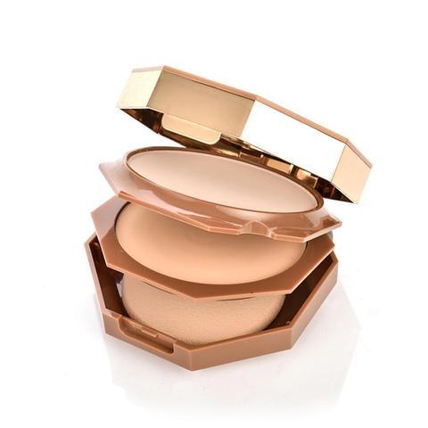 Nature Full Coverage Face Powder Long Lasting Waterproof Powder Face Up New Make Tools Compact Pressed Foundation Layer Dou X2H7 ► Photo 1/6