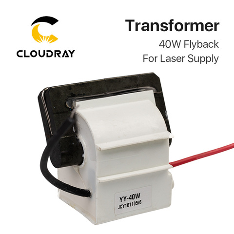 Cloudray 40W High Voltage Flyback Transformer Model B for CO2 40W Laser Power Supply ► Photo 1/6