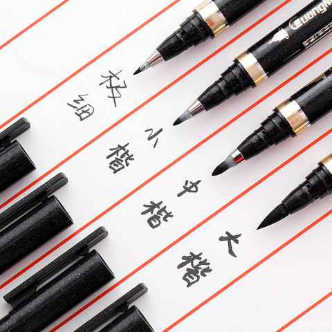 PraticalFine Durable Tip Caligraphy Pen Pigma Art Marker Drawing Sketch Archival Black Ink Brush Art Supplies Stationery Supply ► Photo 1/5