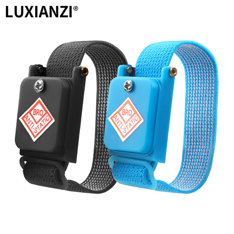 LUXIANZI Anti Static Wristband Adjustable ESD Wrist Strap Discharge Cables For Electrician IC PLCC Worker Corded/Cordless ► Photo 1/6