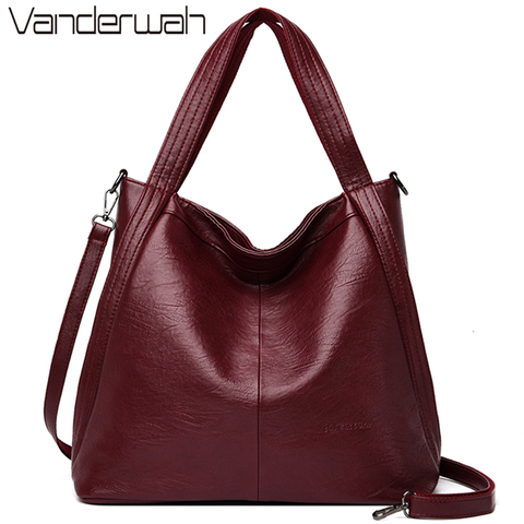 New Casual Tote Sac Leather Luxury Handbags Women Bags Designer Handbags High Quality Ladies Shoulder Hand Bags For Women Bolsa ► Photo 1/6